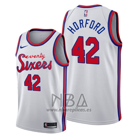 Camiseta Philadelphia 76ers Al Horford NO 42 Classic 2019-20 Blanco